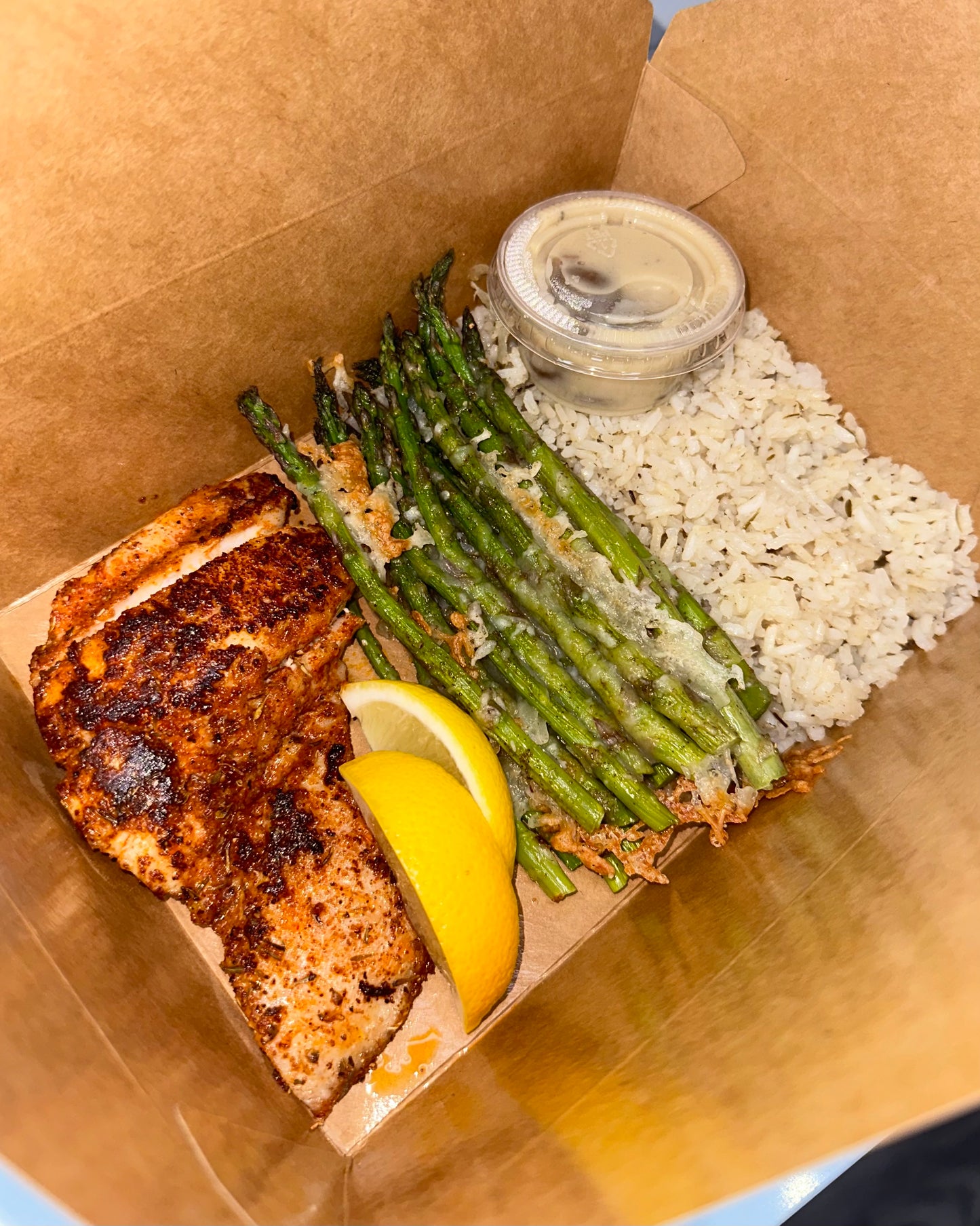Blackened Rainbow Trout, Served on Wednesday